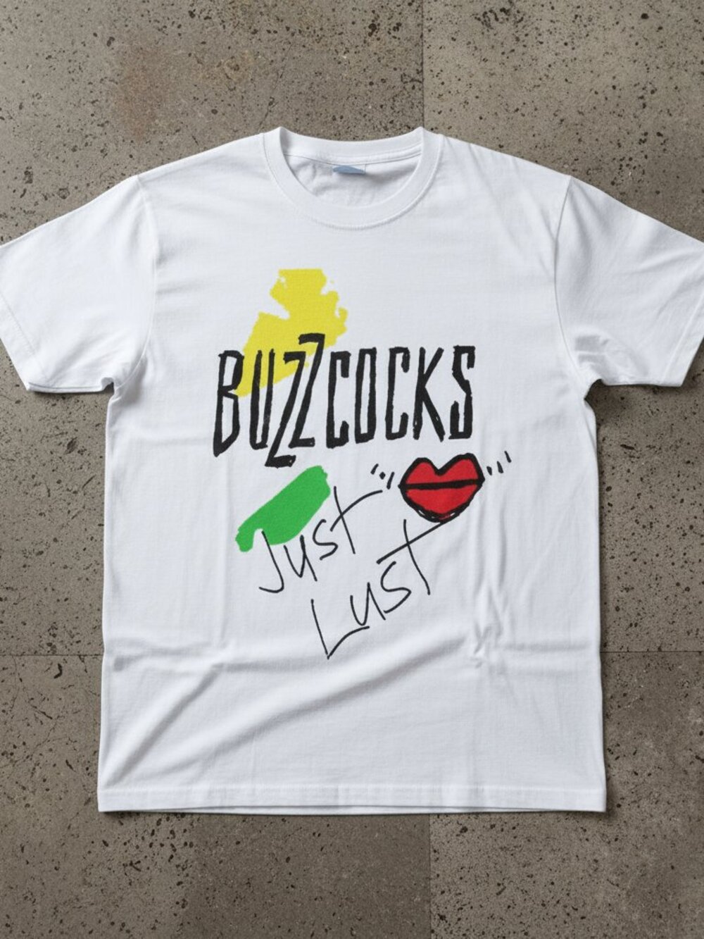 Buzzcocks Just Lust Graphic Tee Vintage 80s Punk Rock Band Shirt